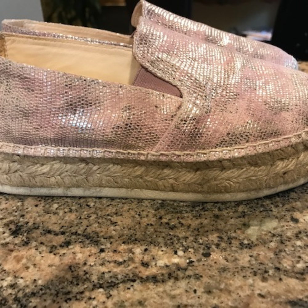 GABRIELLA MICHEL Espadrille Slip On Platform Shoes - Picture 6 of 7